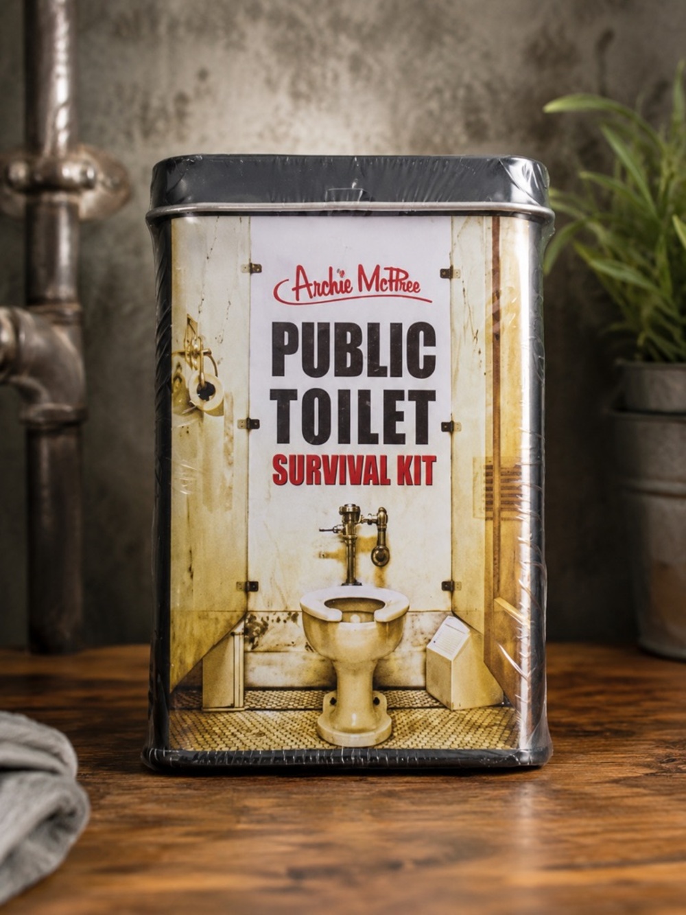 Archie McPhee’s Public Toilet Survival Kit | Emergency Kit